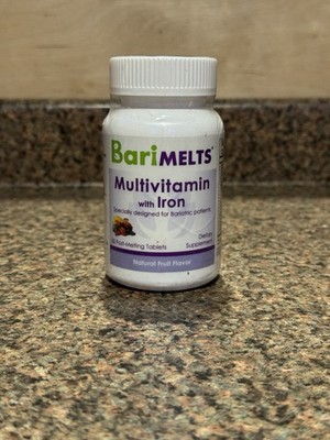 Barimelts Bariatric Multivitamin with Iron - 60 Fast-Dissolving Tabs Exp 3/26