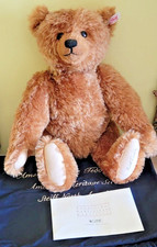 Steiff AMERICAN PRIDE Limited Edition Musical Teddy Bear All Tags SIGNED