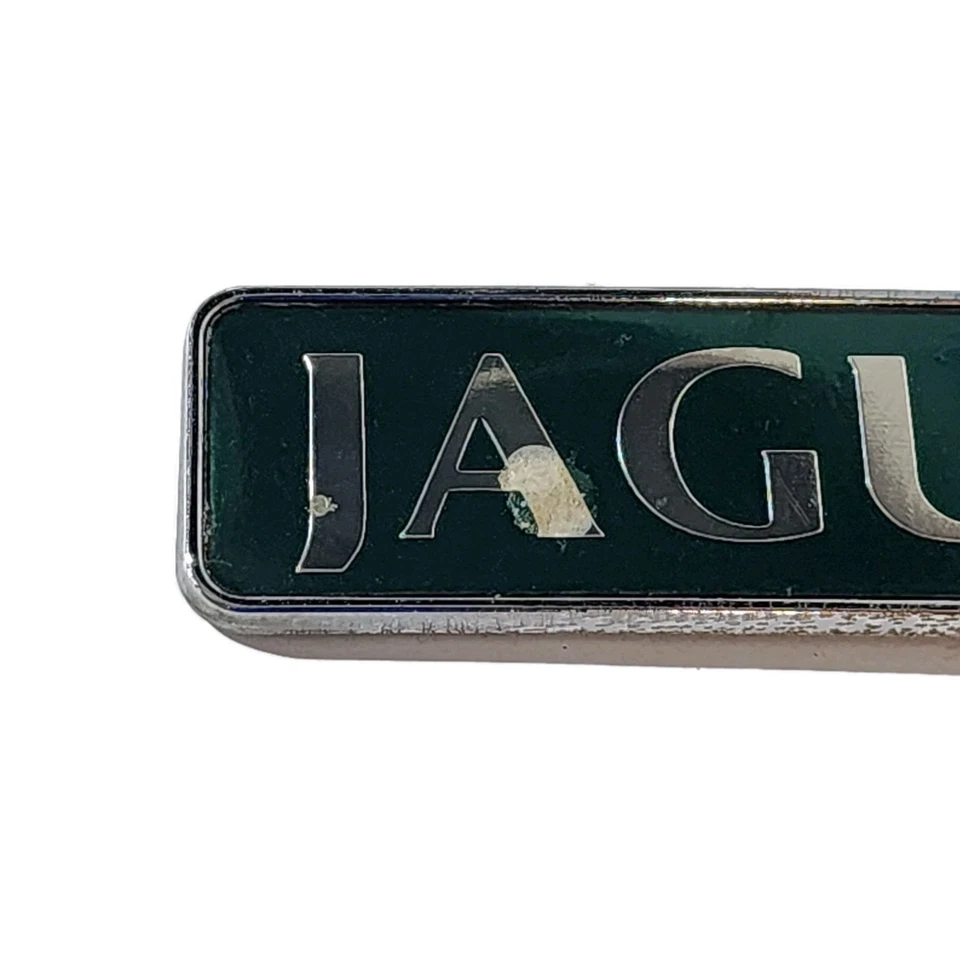 1995-1997 OEM Jaguar X300 XJ6 verde emblema símbolo logotipo placa maletero trasero Foto 4 de 4