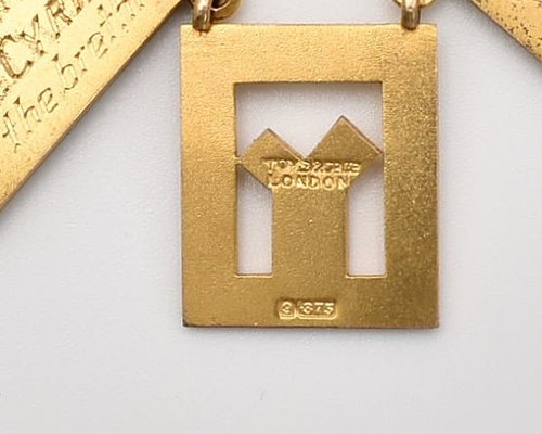 Rare Antique 9ct Gold Masonic Breast Jewel Strawberry Hill Lodge No. 946 . 41.4g - Picture 9 of 9