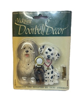 Vicki Lane Puppy Dog Doorbell Button Plate Lighted
