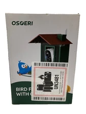 Osoeri Smart Bird Feeder Camera, Solar Powered, AI Bird Identification, OS-BC02