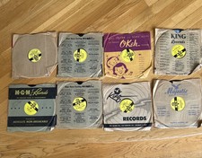 Lot of 8 MGM 78 RPM 10  Records With Sleeves, See Titles In description