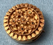 FANCY UNUSUAL PILL BOX WITH SLIDING SIDE OPENING