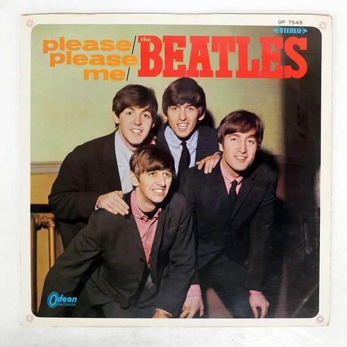 BEATLES PLEASE PLEASE ME ODEON OP7548 Japan RED VINYL VINYL LP
