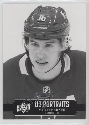 2021 Upper Deck Series 1 UD Portraits Black & White /250 Mitch Marner #P-24 04hp