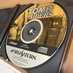 Saturn Tomb Raiders Tomb Raiders postcard Japan	ea