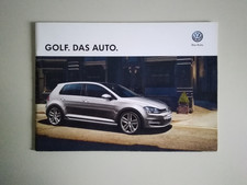 Depliant brochure Volkswagen Golf - 2012