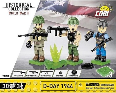 Cobi 35Pcs Hc Wwii  Us Army D-Day 1944 [COI2058]