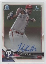 2018 Bowman Chrome Prospect Auto McKenzie Mills #CPA-MMI Auto 0q65