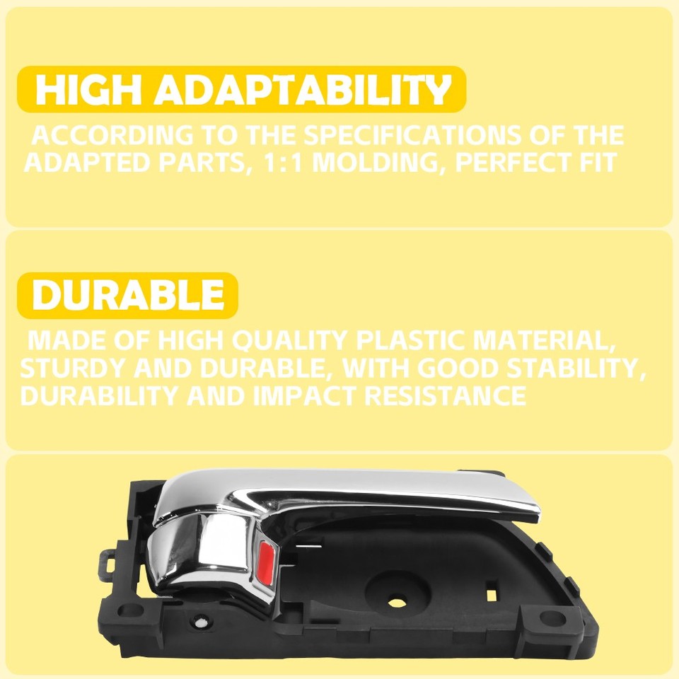 4PCS Outside Door Handle Carrier Replacement for BMW E53 X5 2000-2006