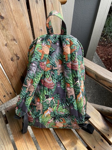 Disney Jungle Book Loungefly Rucksack Laptopfach grün Buchtasche **RAR - Bild 12 von 20