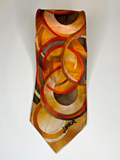 J. Garcia 100 Silk Tie Clockworks Water Color Collection Artist Proof No. 3