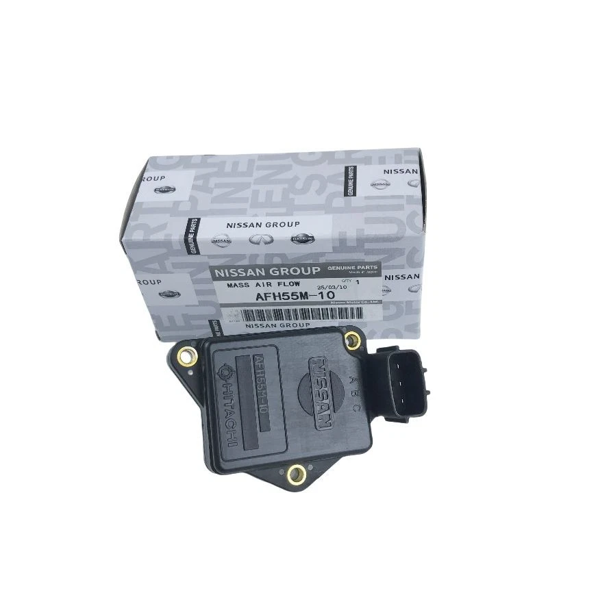 For NISSAN D21 90-94 2.4L Pickup AFH55M-10 Hitachi Mass Air Flow Sensor MAF NEW Foto 3 de 4
