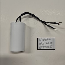 NEW CBB60 60UF 250VAC 250V Capacitor Wire Wire Motor Run Capacitor CBB60