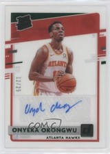2020-21 Panini Clearly Donruss Rated Rookie Green 12/25 Onyeka Okongwu Auto 0u46