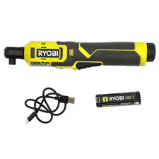 Ryobi 3/8" Cordless Ratchet Kit 2Ah Battery USB Charger FVRC51K