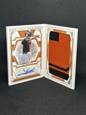 2025 Panini National Treasures AUTO Jumbo Patch Giants Booklet James Tibbs /35