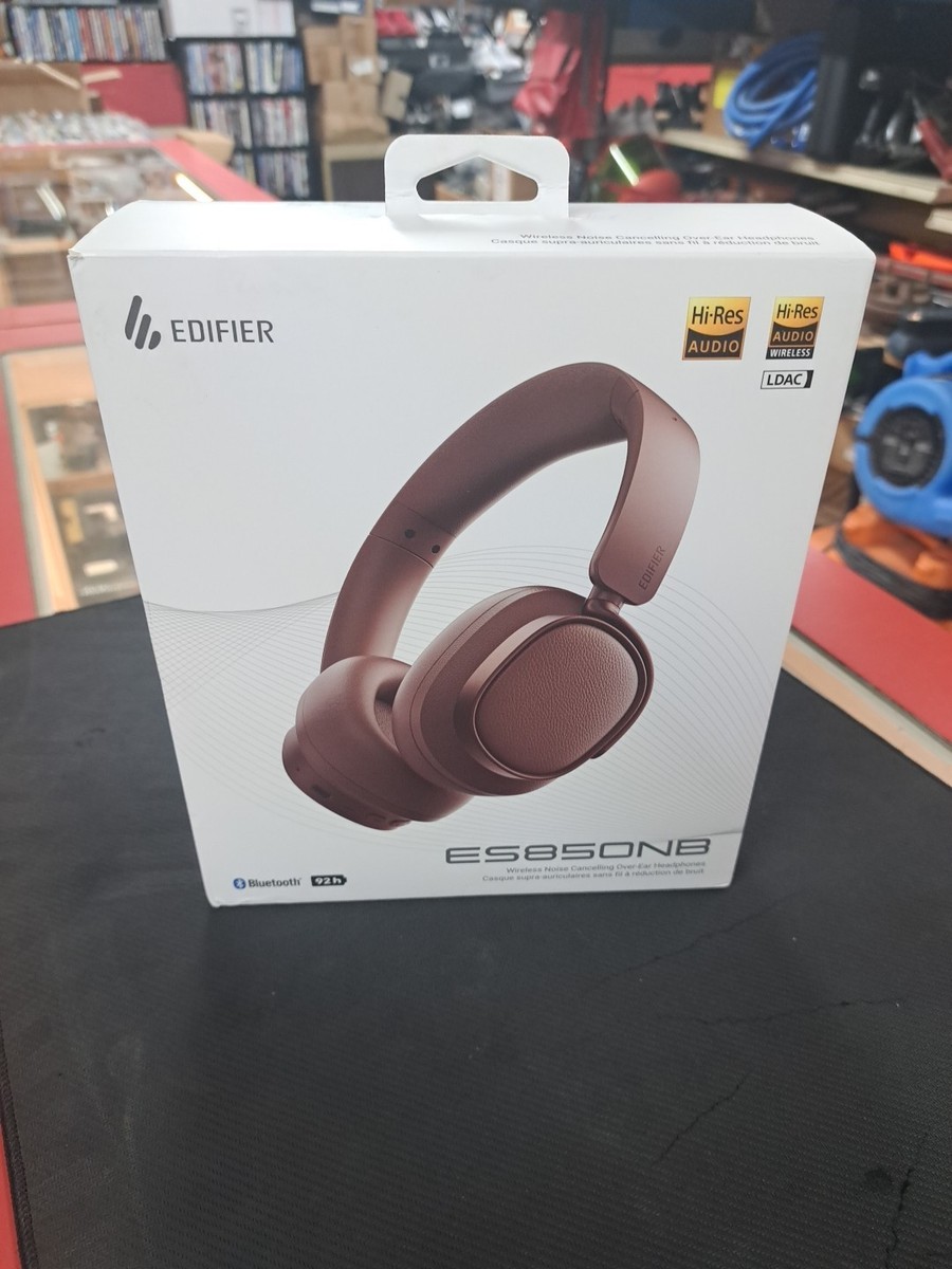 New Edifier Brown ES850NB Wireless Noise Canceling Over-Ear