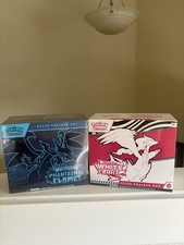 Pokemon White Flare ETB & Phantasmal Flames ETB Lot 2 Total New Sealed