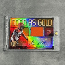 Geno Atkins 2019 Panini Gold Standard Patch Auto /149 Prizm Refractor Bengals