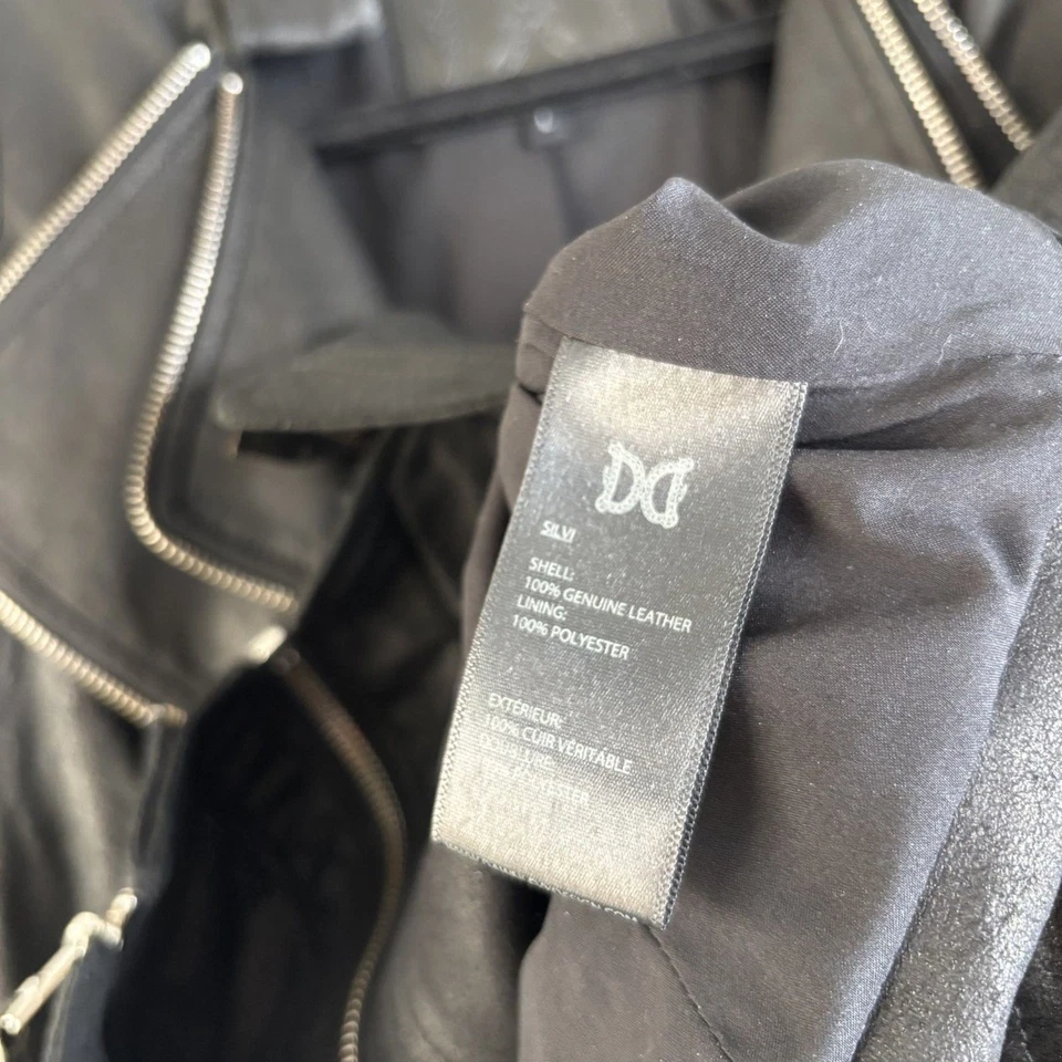 Dawn Levy Leather Zipper Vest - Image 3 of 4