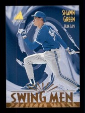 1996 PINNACLE SWING MEN #279 SHAWN GREEN TORONTO BLUE JAYS