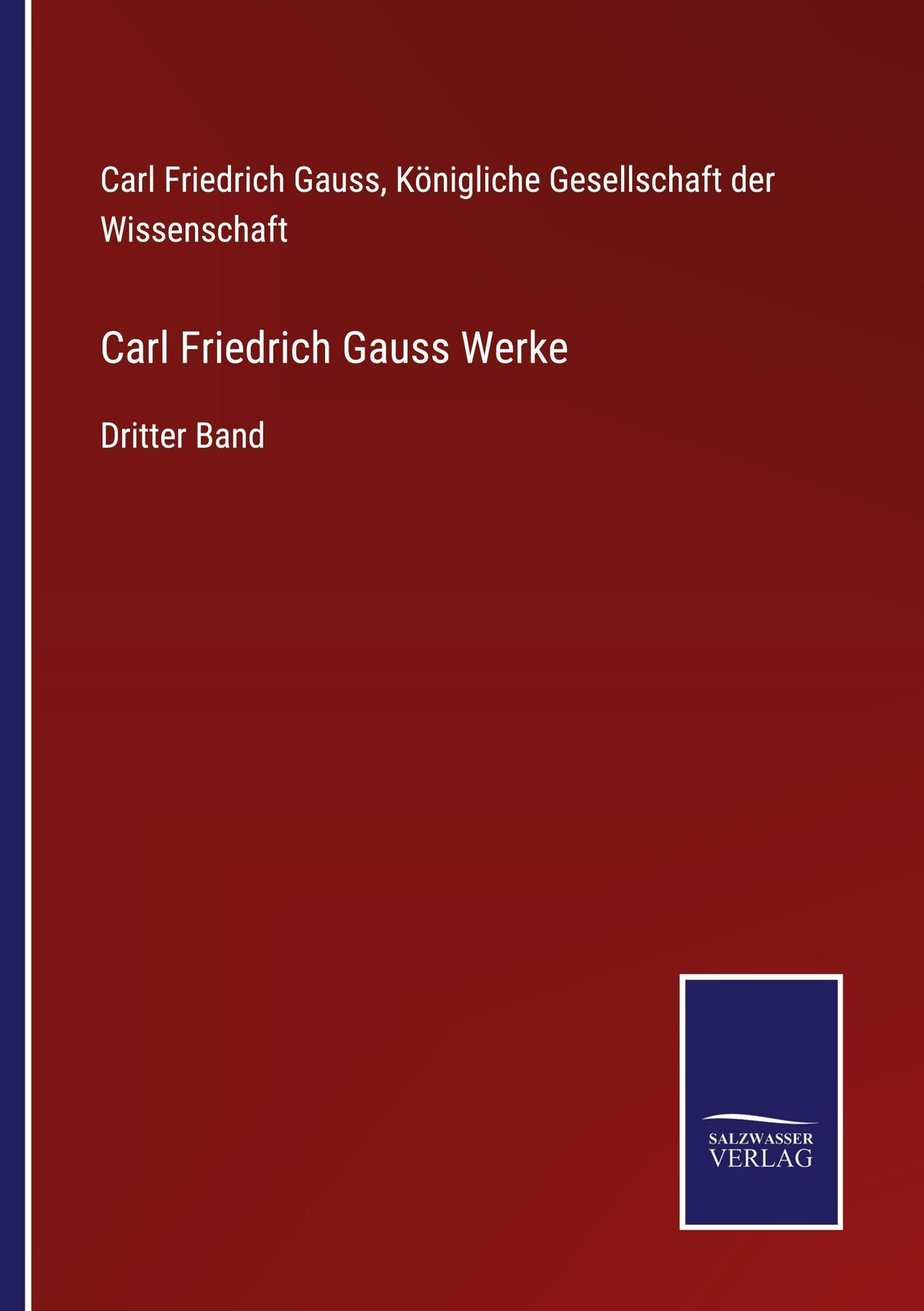 Thumbnail - Carl Friedrich Gauss Werke Carl Friedrich Gauss