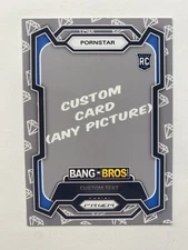 Custom Made To Order Panini PRIZM Adult Trading Card | Not Bang Bros Not Panini