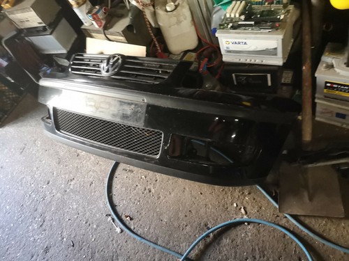 Auto Teile VW Polo 6N 2, Stoßstange vorne, schwarz, gebraucht, guter Zustand