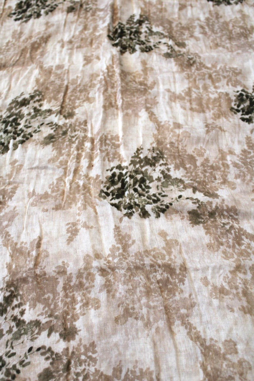 EXPRESS Lightweight Infinity Scarf Brown Cream Ta… - image 7