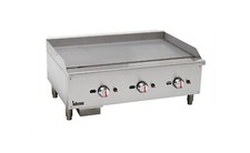 Kommerzielle Schwerlast Gasgrillplatte / 90 cm NG / 20 mm dicke Platte