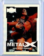 2022 Upper Deck Metal Universe AEW KRIS STATLANDER Metal-X Case Hit MX-38 SSP