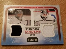 JONATHAN QUICK & CAL PETERSEN 2023-24 U.D. Artifacts TUNDRA TANDEMS DUOS/299