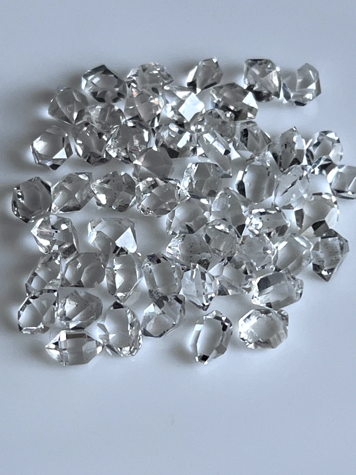 48 Шт лот Herkimer бриллиант кварц кристаллы 5 до 6 мм - Изображение 4 из 4