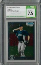 2010 Bowman Chrome Prospects Kyle Seager CSG 7.5