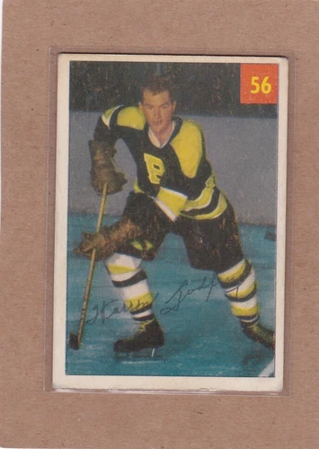 1954-55 PARKHURST HOCKEY WARREN GODFREY #56 BRUINS VGEX *A34954