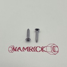 Raised Countersunk (R/Csk) Pozi A2 Stainless Steel Self Tapping Screws No 4 - 12