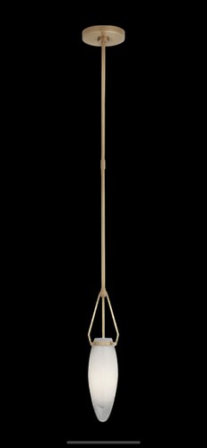 Visual Comfort & Co. CHC5420ABWG Chapman & Myers, Myla Small Single Pendant READ - Picture 8 of 9