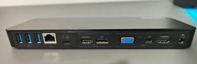 Toshiba Thunderbolt 3 Dock Ultra HD 4K HDMI Display Port VGA PA5281E-3PRP USB C