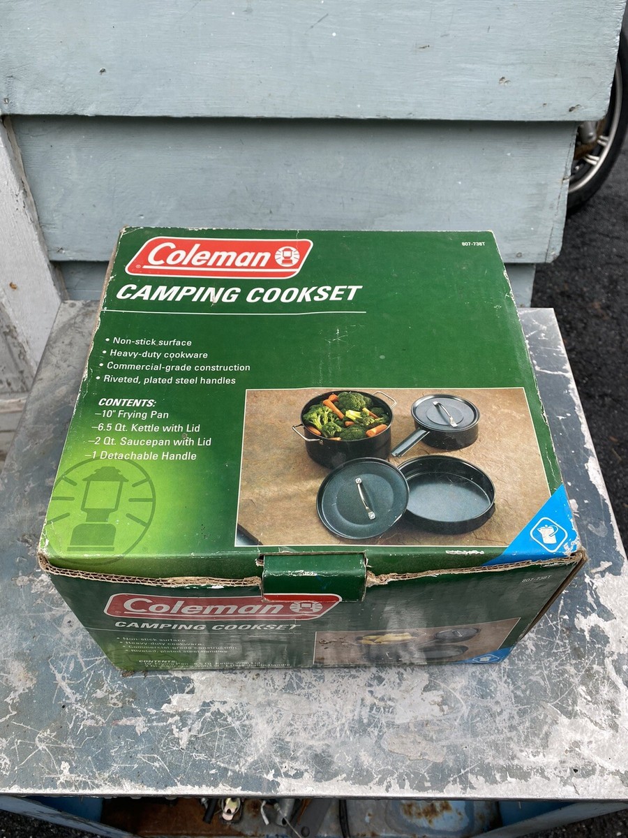 New Coleman Camping Cookset Piece Non Stick 807-738T