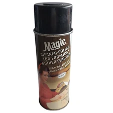 Magic Cleaner Polish Countertop Formica Plastics Remove Stains Food Grease Vtg
