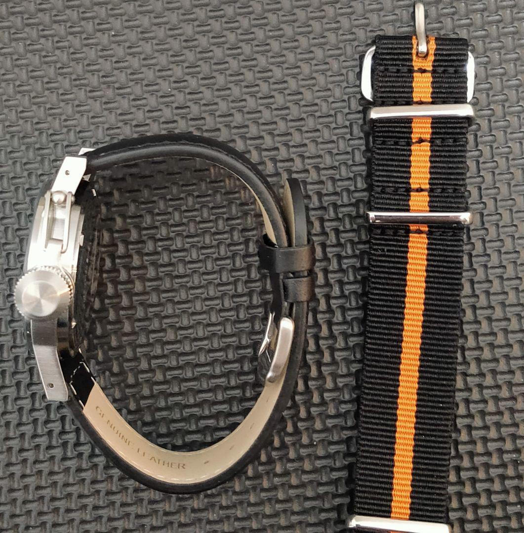 513.smart turnout watch black face 腕時計
