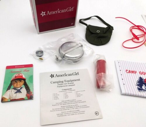 American Girl Molly Doll Camping Equipment with Box Some Sealed Pieces 2007 - Picture 2 of 5