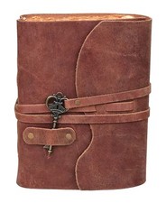 Leather Journal Vintage Deckle Edge Paper Notebook US