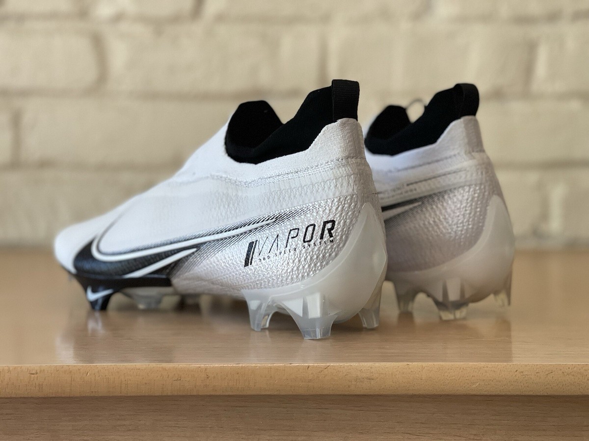 Nike Vapor Edge Elite 360 Flyknit Football Cleats CV6317-100 Size 14 Wide White Nike Vapor Edge Elite 360 Flyknit Football Cleats White  main image 3