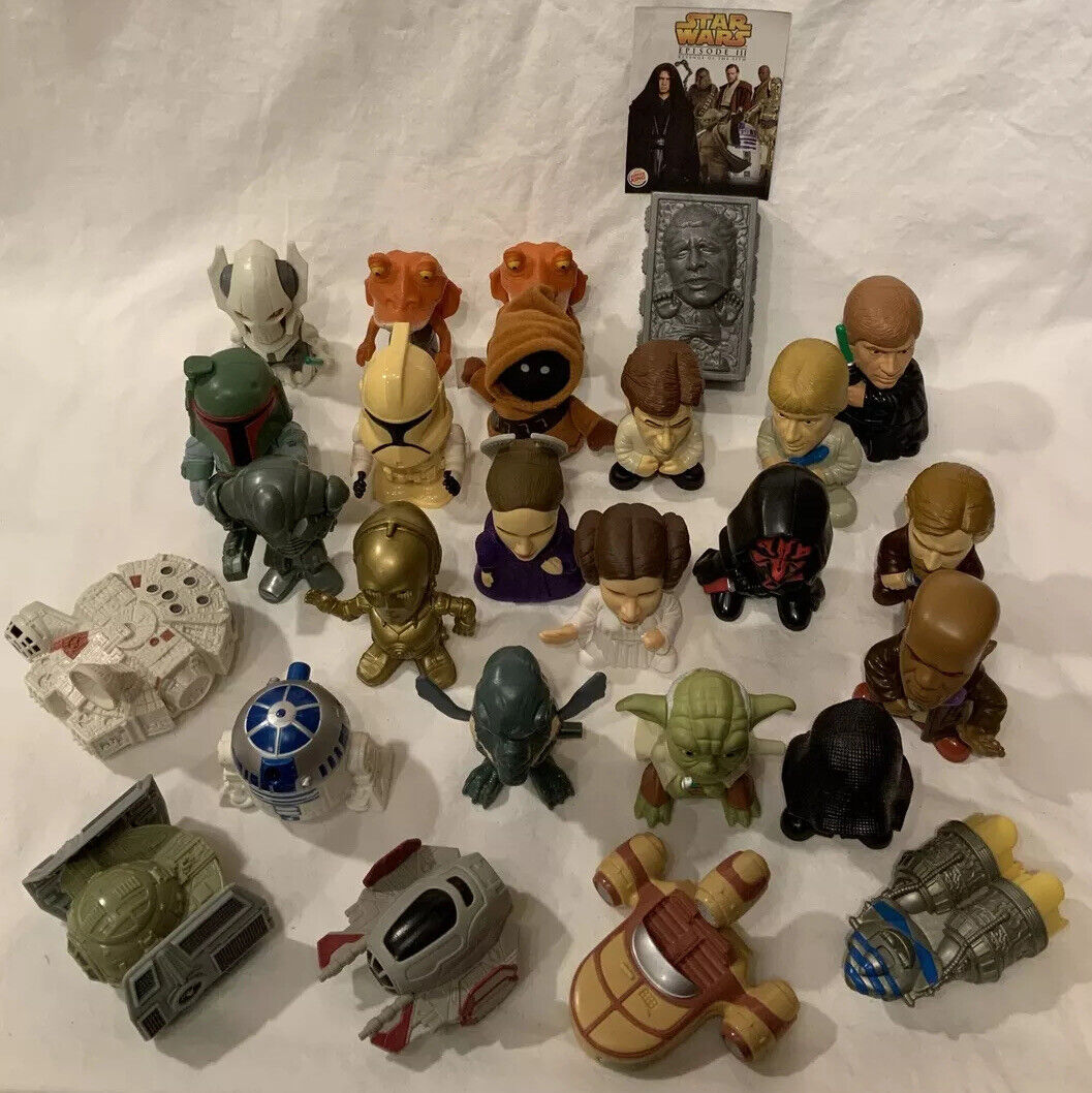 Lot of 26-Burger King Star Wars Toys-25 Revenge of the Sith Lot of 26-Burger King Star Wars Toys-25 Revenge of the Sith
