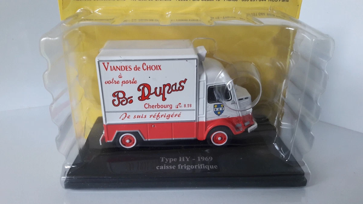 Mini Camion Citroën 350 De 1969 – Collection IXO 1/43 Avec Caisse Réfrigérée Boucherie