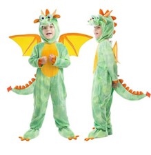 Baby Dragon Costume - 5 To 7 Years - NEW