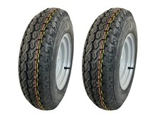 4.50-10 Komplettrad Kingstire 4x100 ET0 - 3.50Bx10H2  Stahlfelge DOT:24 - 76N